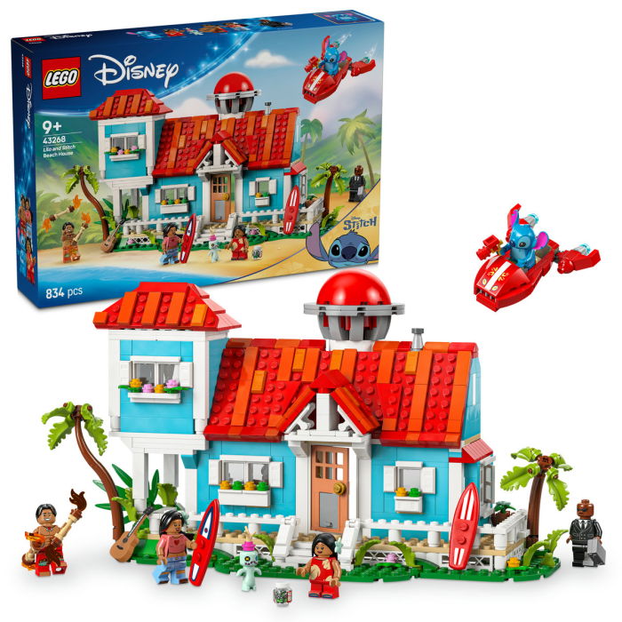  LEGO®  Disney - Casa de pe plaja a lui Lilo si Stitch (43268), 834 piese [1]