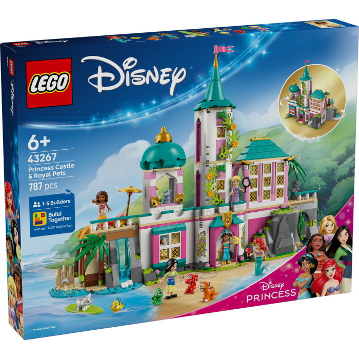 LEGO®  Disney - Castel de printesa si animalute regale (43267), 787 piese [2]
