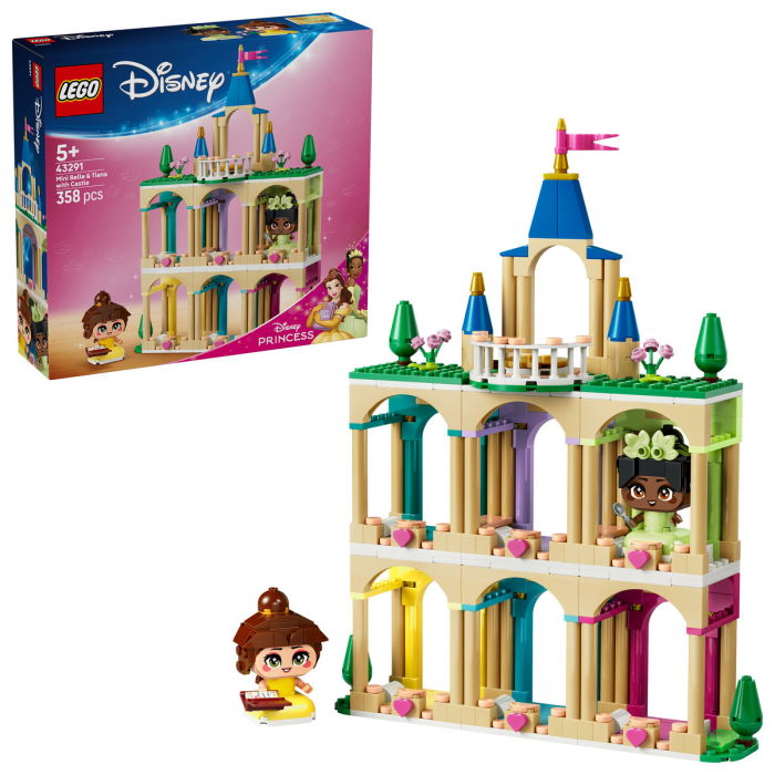LEGO® Disney - Miniprintesele Belle si Tiana la castel (43291), 358 piese [1]