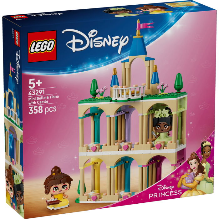 LEGO® Disney - Miniprintesele Belle si Tiana la castel (43291), 358 piese [2]