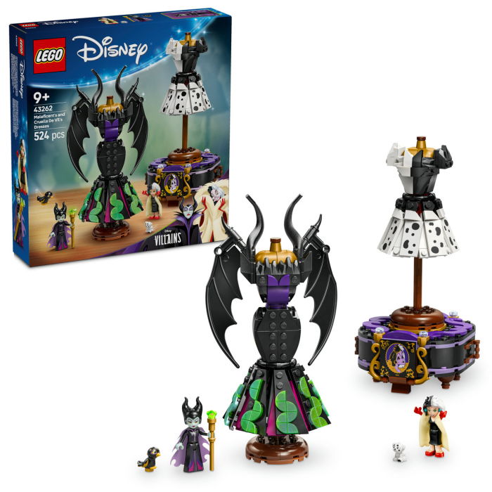  LEGO®  Disney - Rochiile lui Maleficent si Cruella De Vil (43262), 524 piese [1]