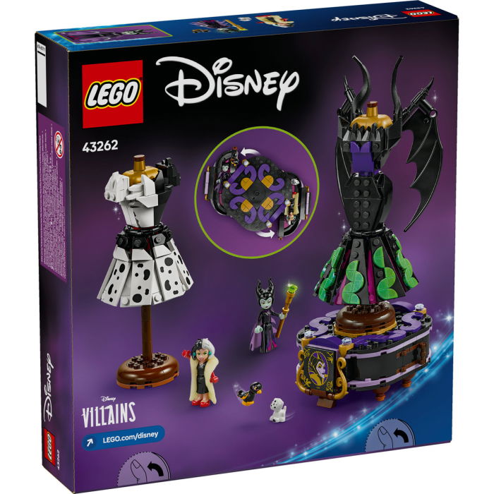  LEGO®  Disney - Rochiile lui Maleficent si Cruella De Vil (43262), 524 piese [3]