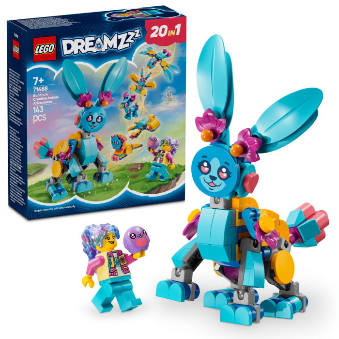  LEGO®  DREAMZzz - Aventurile creative cu animale ale lui Bunchu (71488), 143 piese [1]
