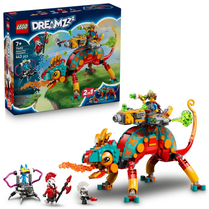 LEGO® DREAMZzz - Cameleonul de foc al lui Mateo (71492), 443 piese [1]