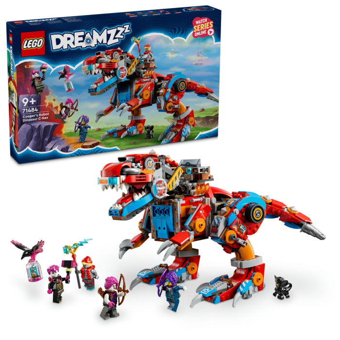 LEGO®  DREAMZzz - Dinozaurul robot C-Rex al lui Cooper (71484), 917 piese [1]