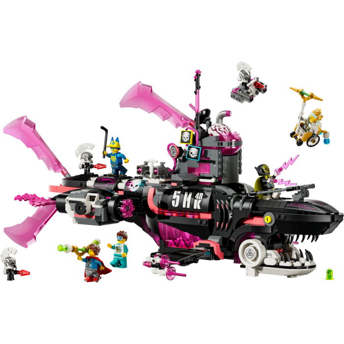  LEGO®  DREAMZzz - Submarin-rechin de cosmar (71500), 1413 piese [9]