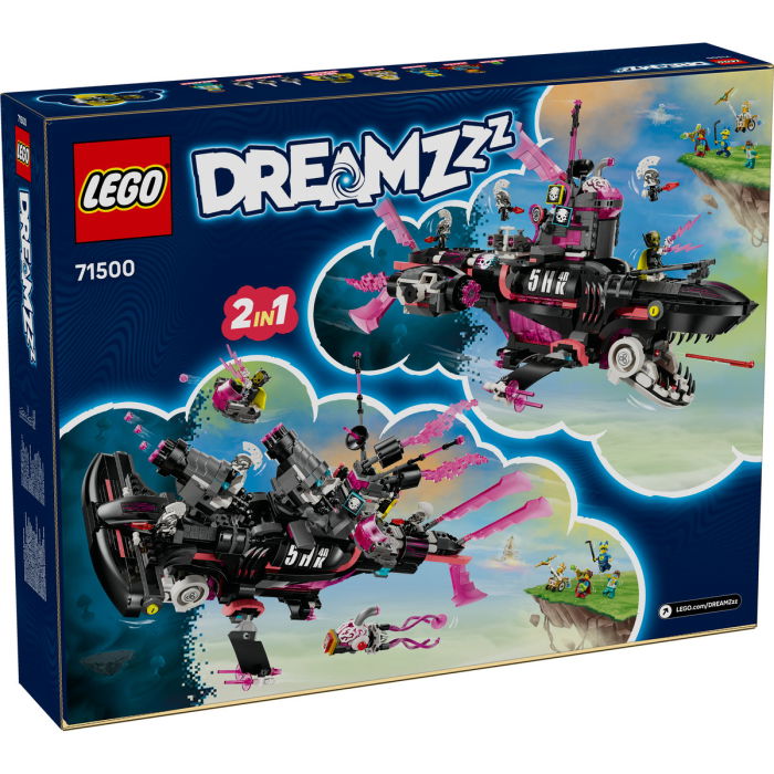  LEGO®  DREAMZzz - Submarin-rechin de cosmar (71500), 1413 piese [3]