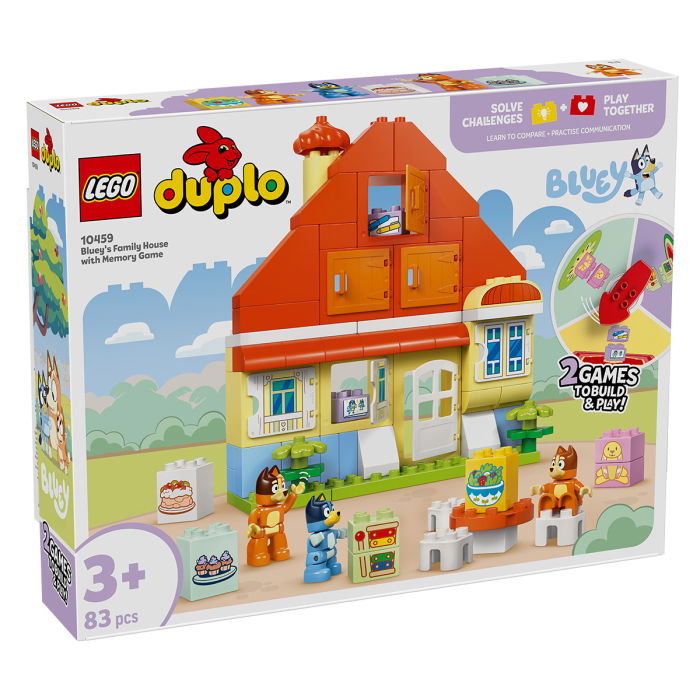 LEGO®  DUPLO - Casa de familie a lui Blue cu un joc de memorie (10459), 83 piese [2]