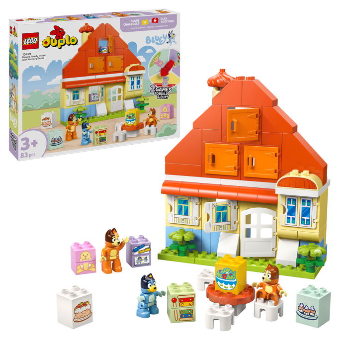 LEGO®  DUPLO - Casa de familie a lui Blue cu un joc de memorie (10459), 83 piese [1]