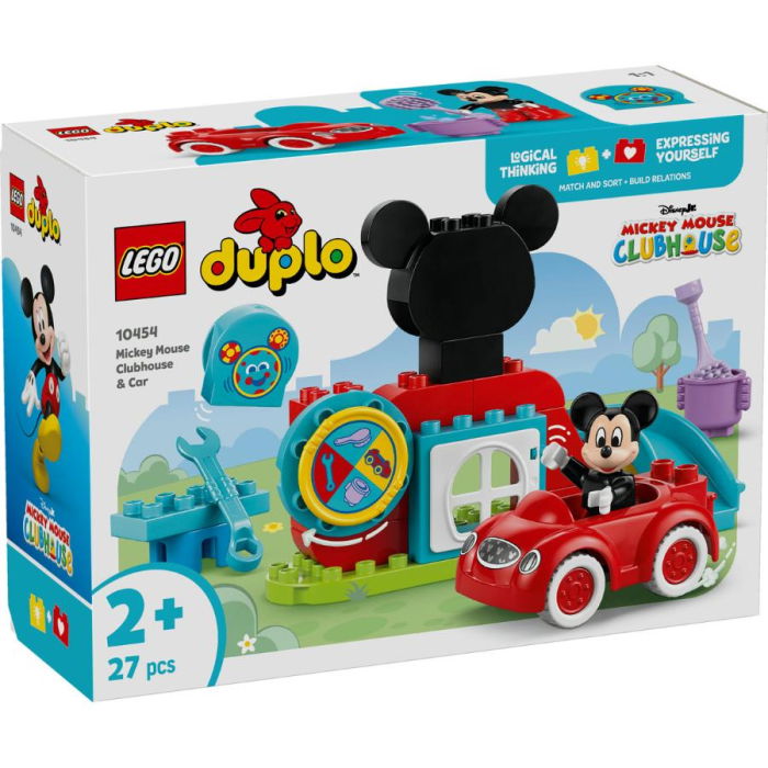 LEGO® Duplo - Clubul si masina lui Mickey Mouse (10454), 27 piese [1]