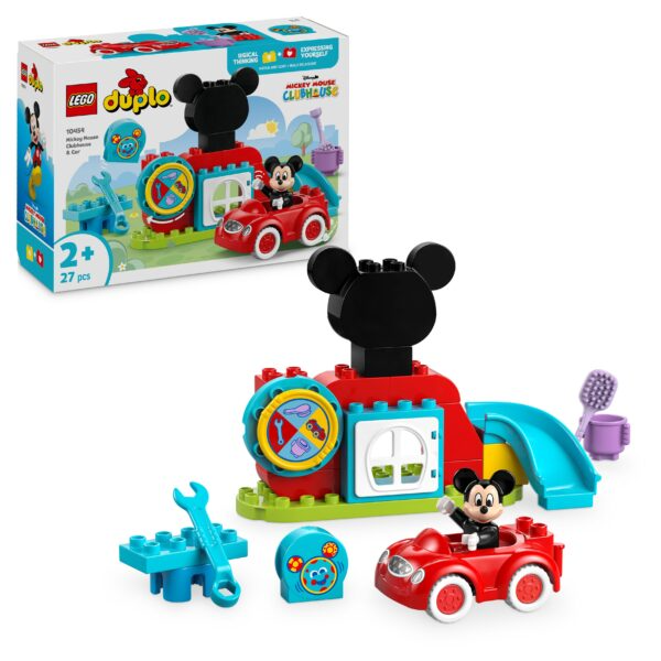LEGO® Duplo - Clubul si masina lui Mickey Mouse (10454), 27 piese [2]