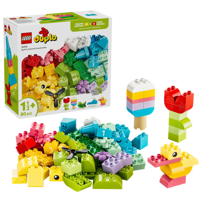 LEGO® DUPLO - Cutie creativa in culori (10479), 80 piese [1]