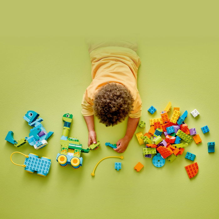  LEGO®  DUPLO - Dinozauri pe roti 3 in 1 (10451), 108 piese [4]