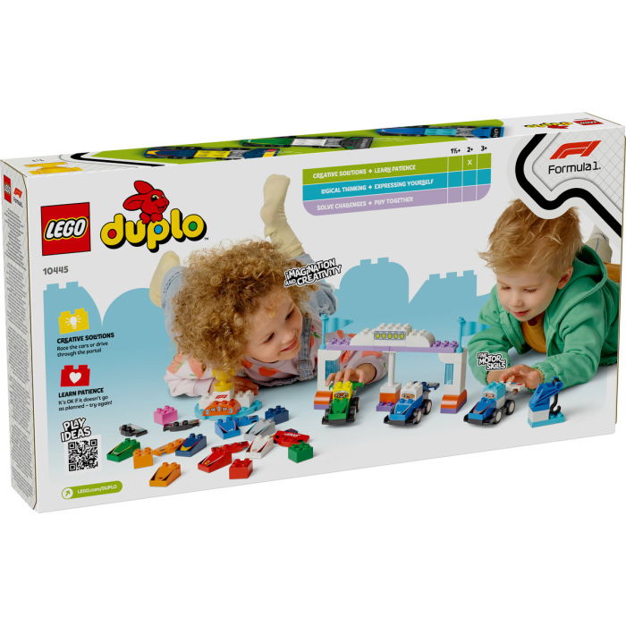 LEGO® DUPLO - Echipa F1: Masini si piloti de curse (10445), 70 piese [3]
