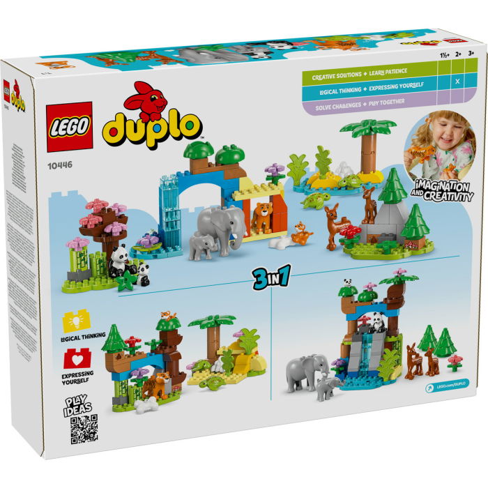  LEGO®  DUPLO - Familii de animale salbatice 3 in 1 (10446), 92 piese [3]