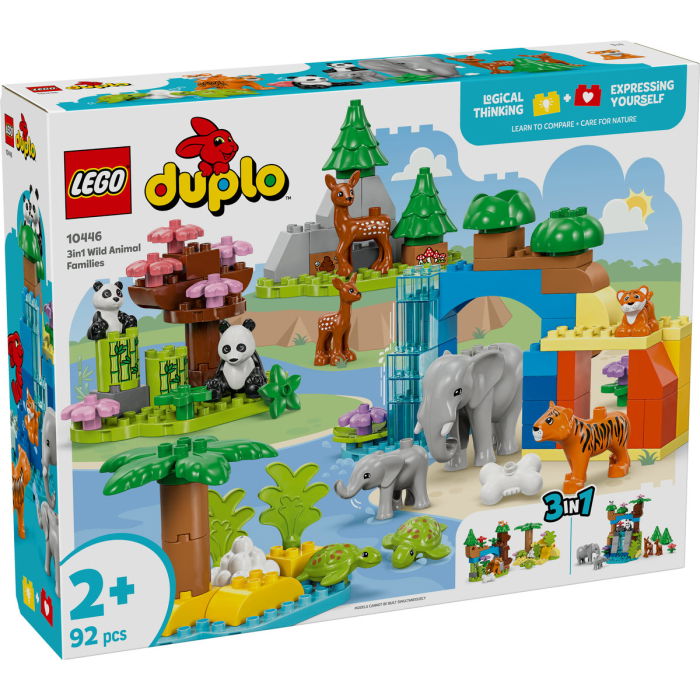  LEGO®  DUPLO - Familii de animale salbatice 3 in 1 (10446), 92 piese [2]