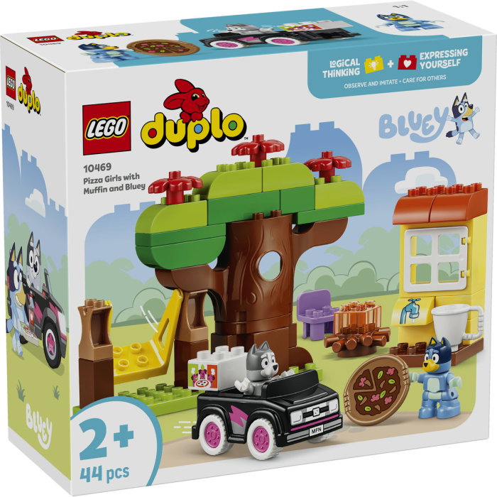 LEGO® DUPLO - Muffin si Blue, fetele care aduc pizza (10469), 44 piese [2]