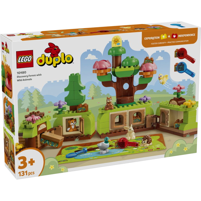 LEGO® DUPLO - Padurea descoperirilor cu animale salbatice (10480), 131 piese [2]