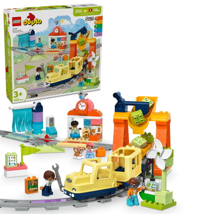 LEGO® DUPLO -  Tren  comunitar interactiv (10428), 103 piese [1]