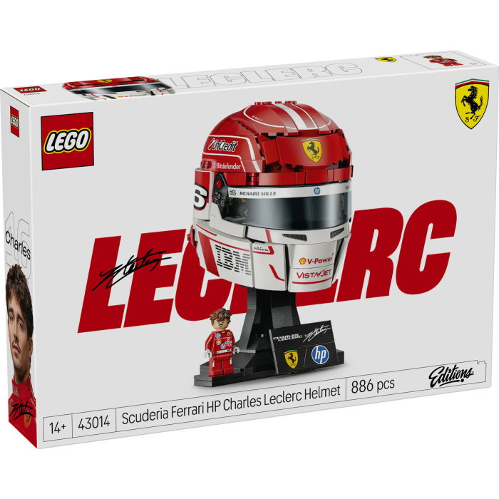 LEGO® Editions -  Casca lui Charles Leclerc Scuderia Ferrari HP (43014), 886 piese [2]