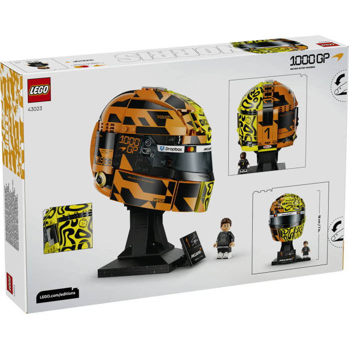 LEGO® Editions -  Casca lui Lando Norris McLaren Mastercard F1 Team (43023), 793 piese [3]