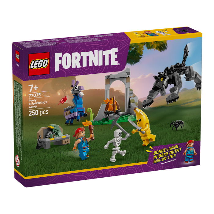  LEGO®  FORTNITE - Tabara lui Peely si Sparkplug (77075), 250 piese [2]