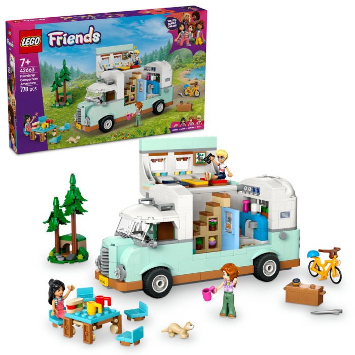  LEGO®  Friends - Aventura in rulota cu prietenii (42663), 778 piese [1]