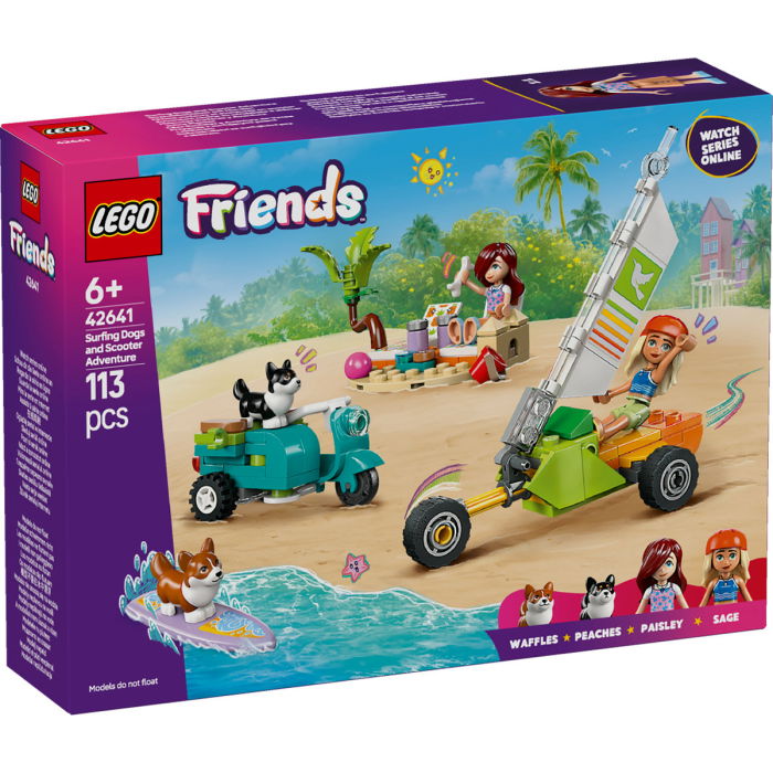  LEGO®  Friends - Aventuri cu catei la surfing si pe scuter (42641), 113 piese [2]