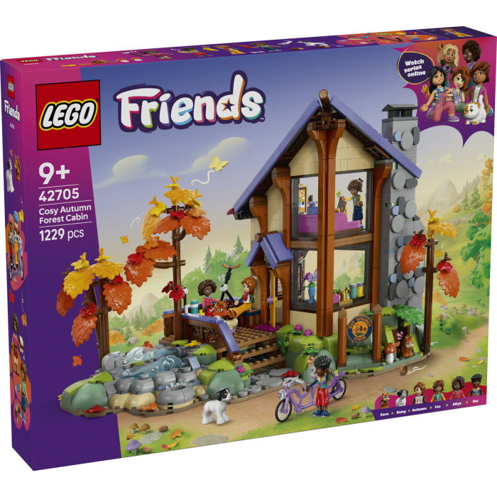 LEGO® Friends - Cabana primitoare in padure toamna (42705), 1229 piese [2]