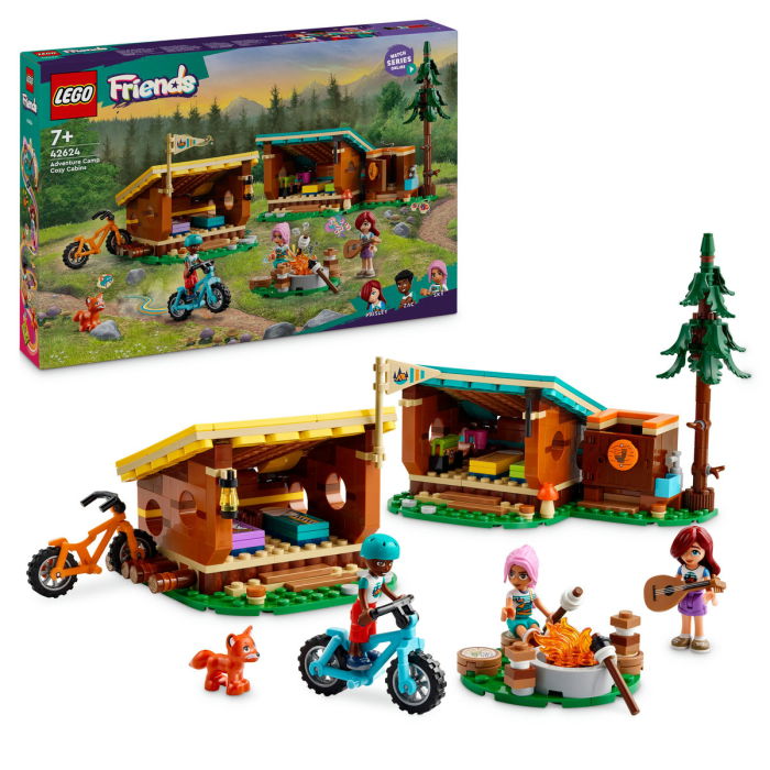  LEGO®  Friends - Cabane in tabara de aventuri (42624), 437 piese [1]