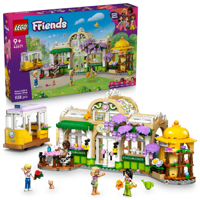  LEGO®  Friends - Cafenea cu multe plante si florarie (42671), 1138 piese [1]
