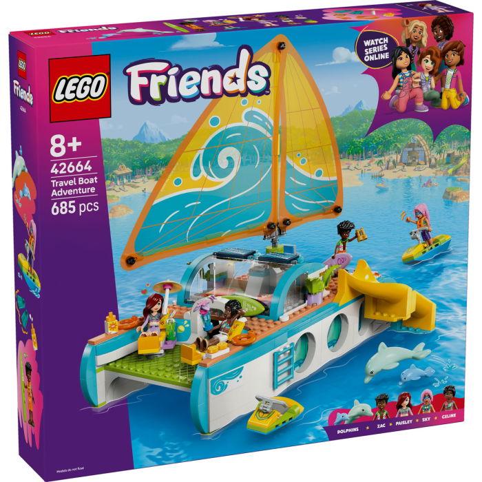  LEGO®  Friends - Calatoria aventuroasa cu barca (42664), 685 piese [2]