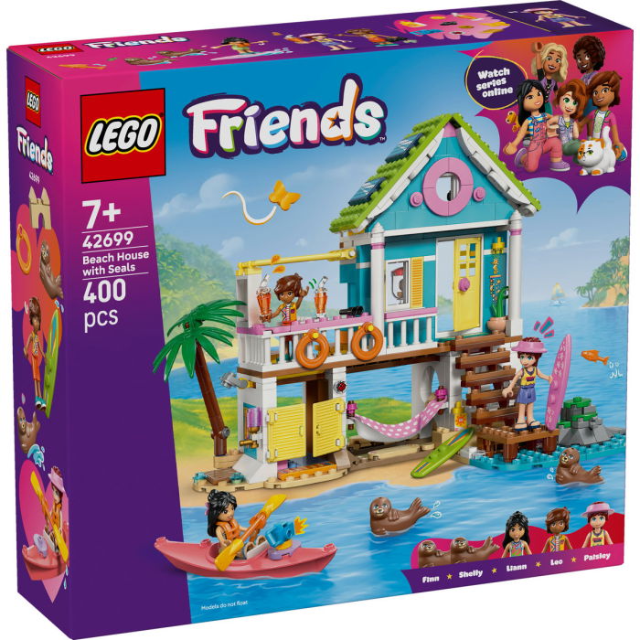 LEGO® Friends - Casa pe plaja cu foci (42699), 400 piese [2]