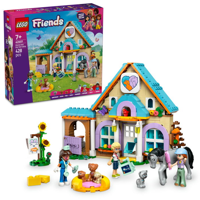 LEGO® Friends - Clinica veterinara pentru cai si animale de companie (42651), 428 piese [1]
