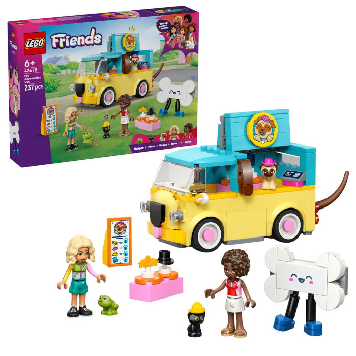 LEGO® Friends -  Furgoneta cu accesorii pentru animale de companie (42678), 237 piese [1]