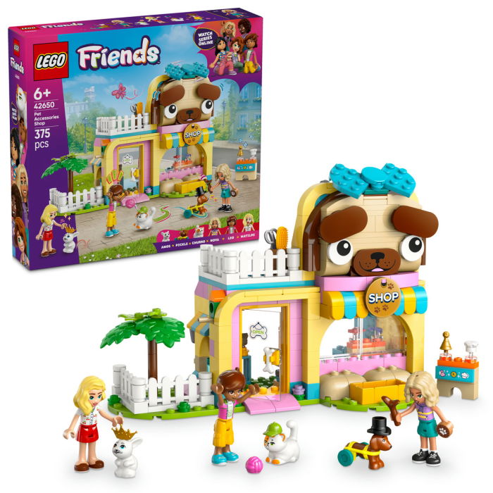  LEGO®  Friends - Magazin de accesorii pentru animale de companie (42650), 375 piese [1]