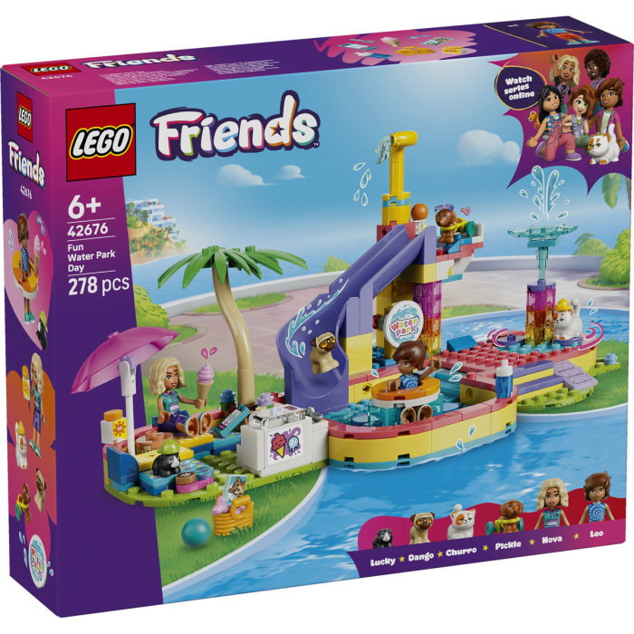 LEGO® Friends - O zi distractiva in parcul acvatic (42676), 278 piese [2]