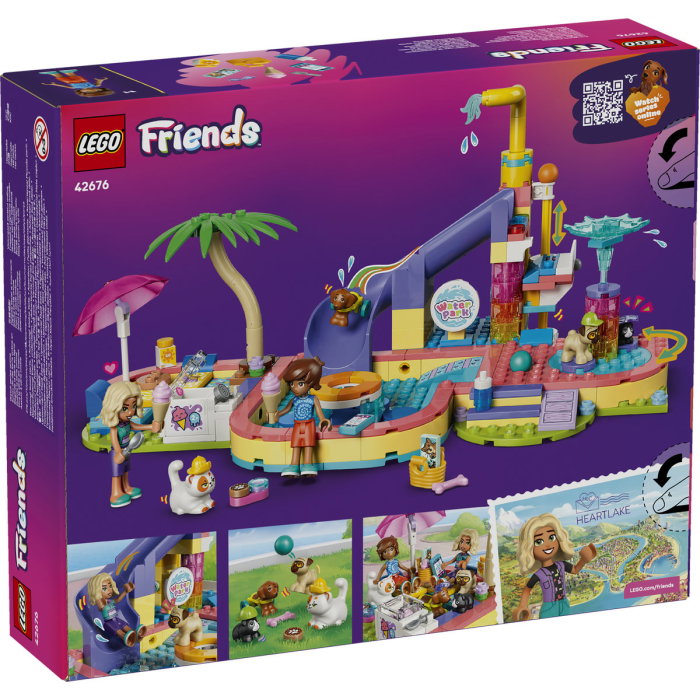 LEGO® Friends - O zi distractiva in parcul acvatic (42676), 278 piese [3]
