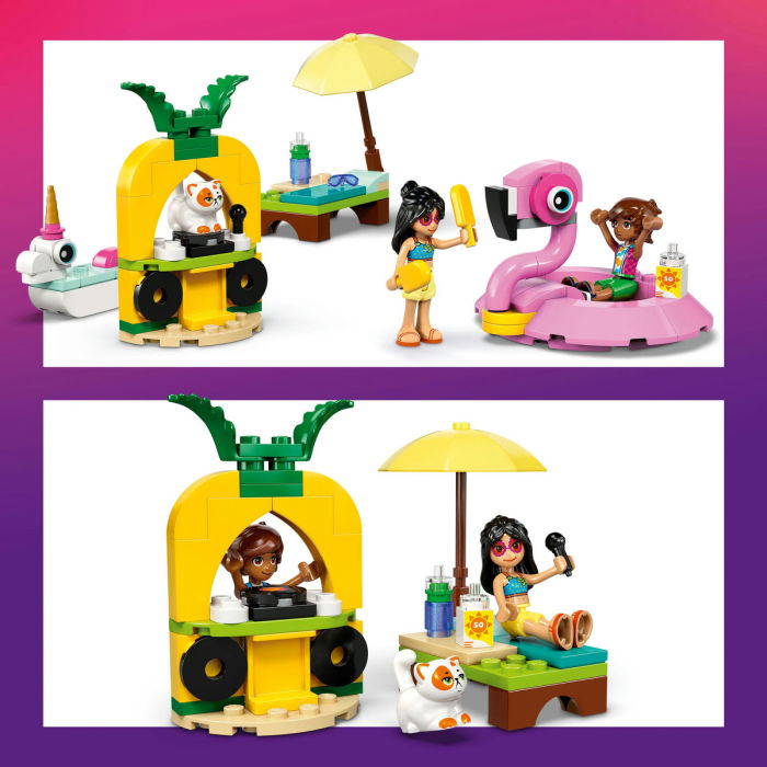  LEGO®  Friends - Petrecere la piscina cu unicornul si flamingo (42658), 99 piese [5]