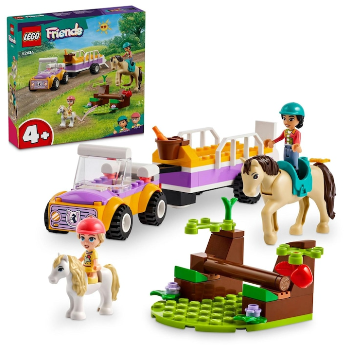 LEGO® Friends - Remorca cu cal si ponei (42634), 105 piese [1]