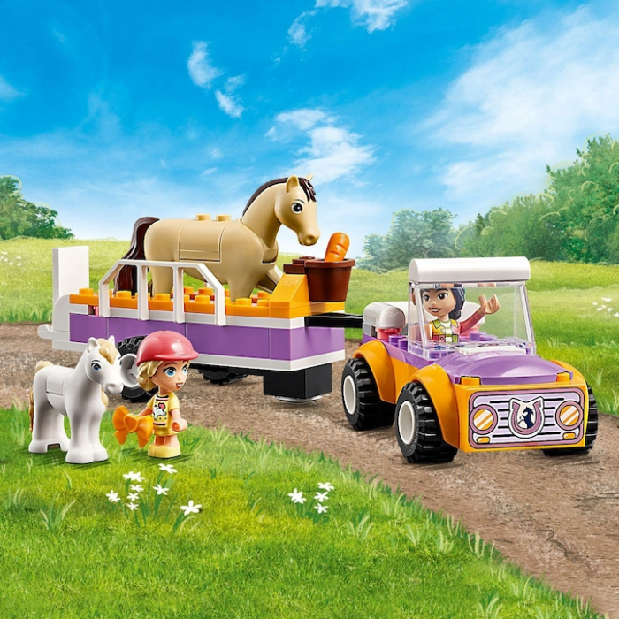 LEGO® Friends - Remorca cu cal si ponei (42634), 105 piese [5]