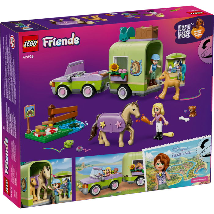 LEGO® Friends -  Remorca pentru cal si manz (42695), 279 piese [3]