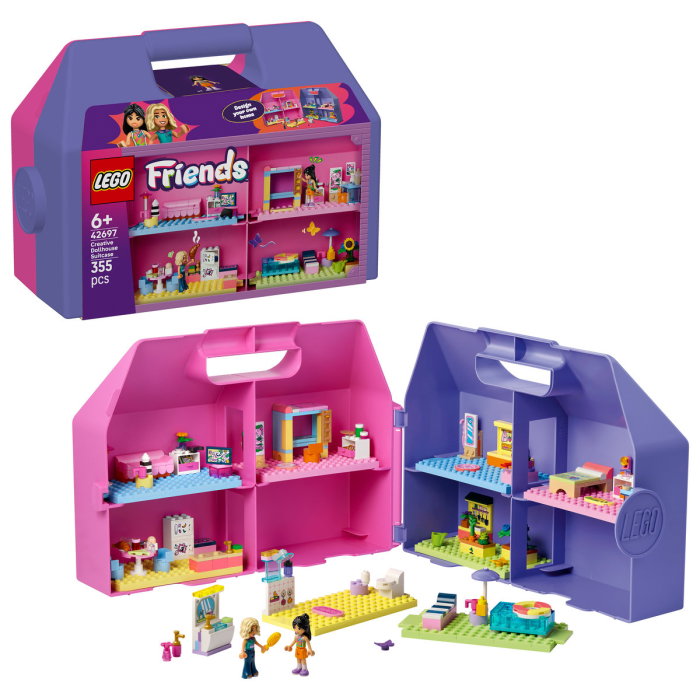 LEGO® Friends - Valiza-casuta de papusi creativa (42697), 355 piese [1]
