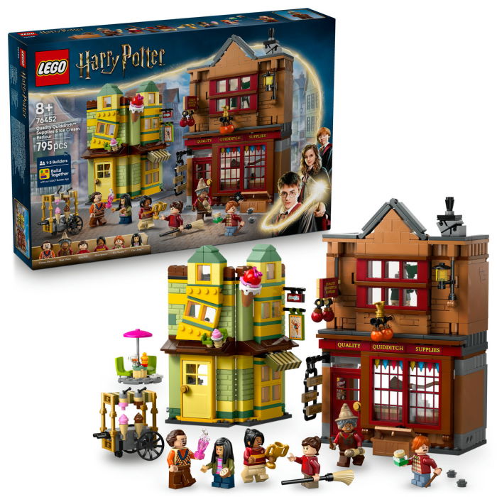 LEGO®  Harry Potter - Furnituri Vajthat de calitate si magazin de inghetata (76452), 795 piese [1]