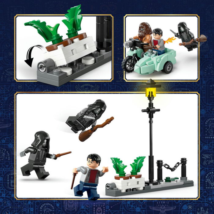 LEGO® Harry Potter - Hagrid™ si Harry in fuga de pe Aleea Boschetelor (76459), 124 piese [5]