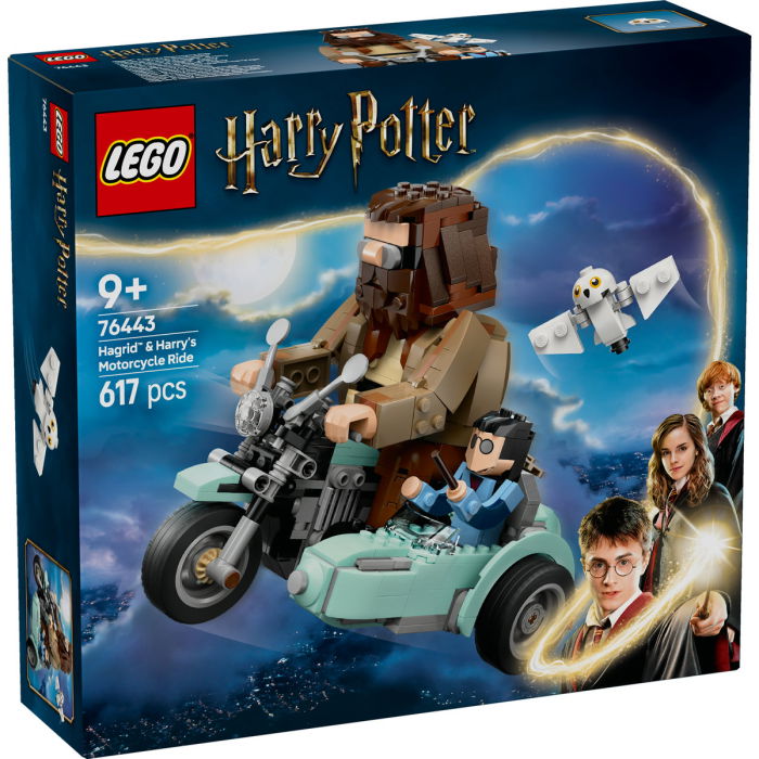  LEGO®  Harry Potter - Hagrid™ si Harry pe motocicleta (76443), 617 piese [2]