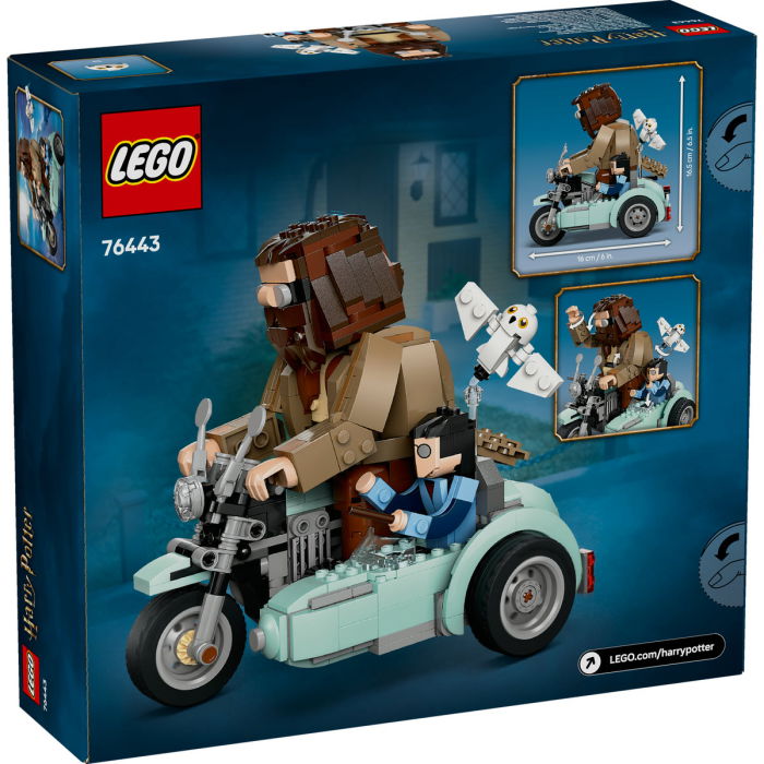  LEGO®  Harry Potter - Hagrid™ si Harry pe motocicleta (76443), 617 piese [3]