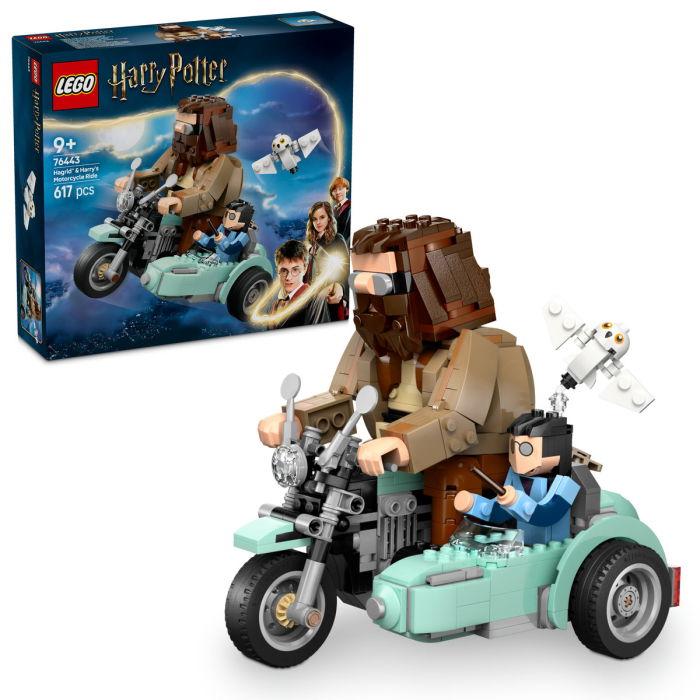  LEGO®  Harry Potter - Hagrid™ si Harry pe motocicleta (76443), 617 piese [1]