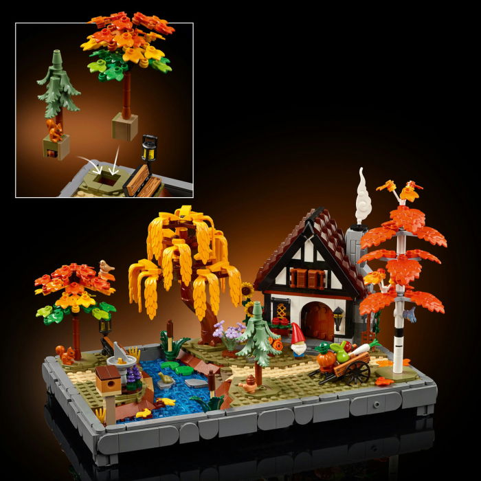 LEGO® Icons (Creator Expert) - Gradina de cabana toamna (11372), 1102 piese [6]