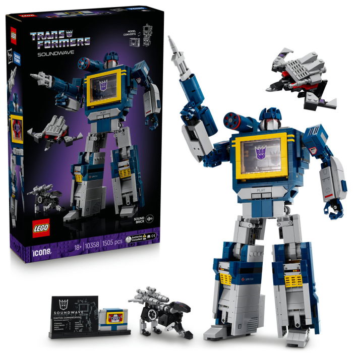 LEGO®  Icons (Creator Expert) - Transformers: Soundwave (10358), 1505 piese [1]